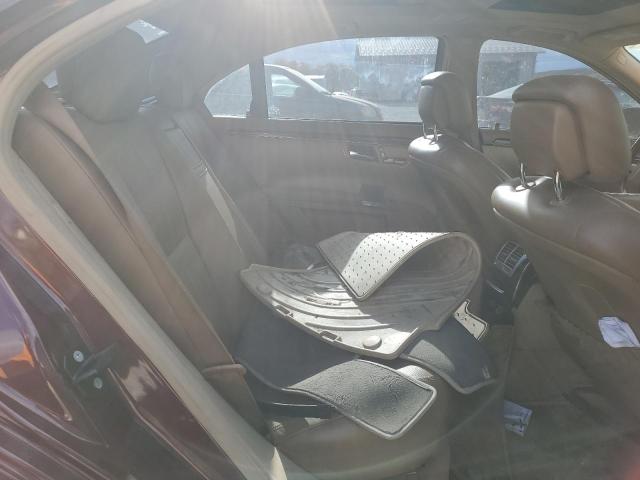 WDDNG86X57A125543 - 2007 MERCEDES-BENZ S 550 4MATIC BURGUNDY photo 10