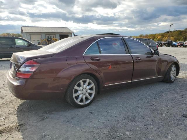 WDDNG86X57A125543 - 2007 MERCEDES-BENZ S 550 4MATIC BURGUNDY photo 3
