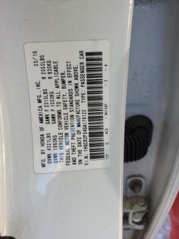 1HGCR2F54GA179120 - 2016 HONDA ACCORD SPORT Ақ фото 12