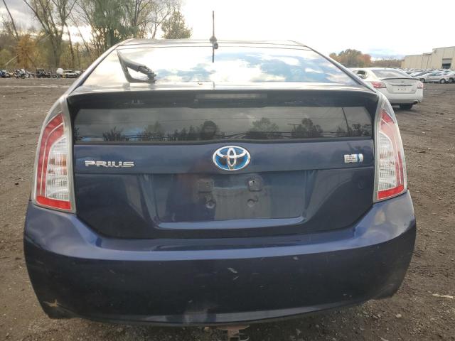 JTDKN3DUXE1750371 - 2014 TOYOTA PRIUS BLUE photo 6