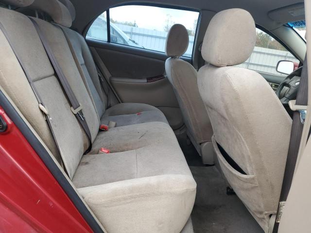2T1BR32E26C656241 - 2006 TOYOTA COROLLA CE أحمر صورة 10