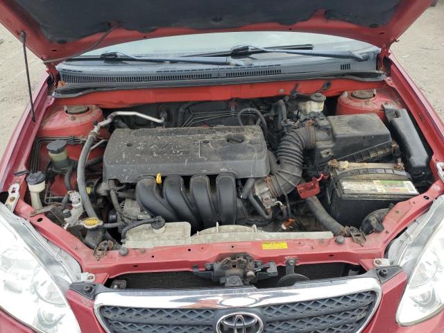 2T1BR32E26C656241 - 2006 TOYOTA COROLLA CE أحمر صورة 11