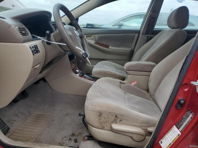 2T1BR32E26C656241 - 2006 TOYOTA COROLLA CE أحمر صورة 7