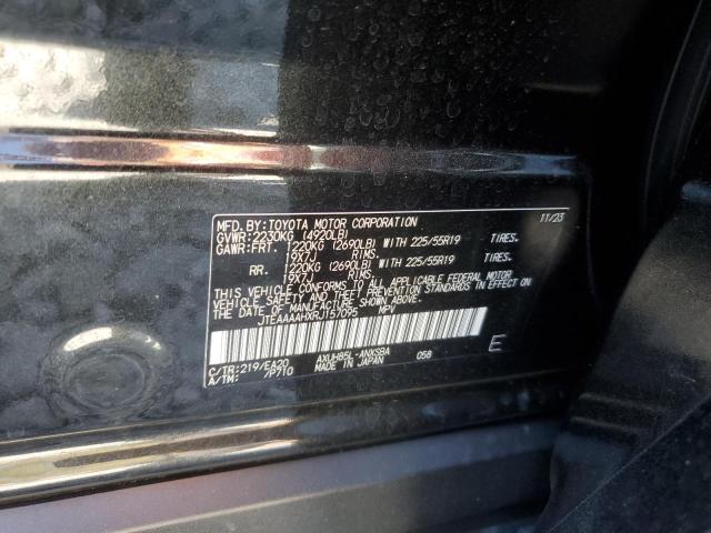 JTEAAAAHXRJ157095 - 2024 TOYOTA VENZA LE CHARCOAL photo 13