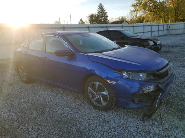 2HGFC2F6XKH600064 - 2019 HONDA CIVIC LX BLUE photo 4