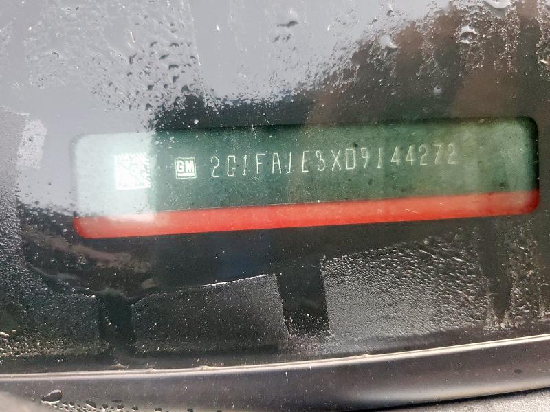 2G1FA1E3XD9144272 - 2013 CHEVROLET CAMARO LS BLACK photo 12