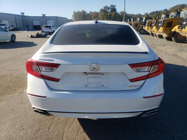 1HGCV1F30NA079419 - 2022 HONDA ACCORD SPORT WHITE photo 6