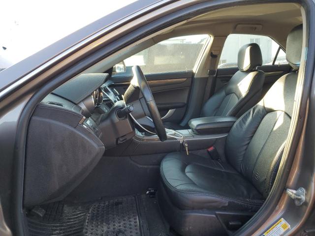 1G6DA5E5XC0147126 - 2012 CADILLAC CTS Сірий фото 7