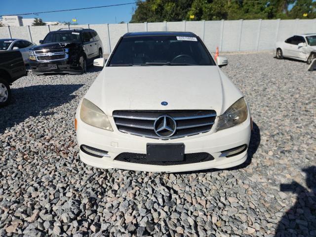 WDDGF8BB3BR151705 - 2011 MERCEDES-BENZ C 300 4MATIC WHITE photo 5