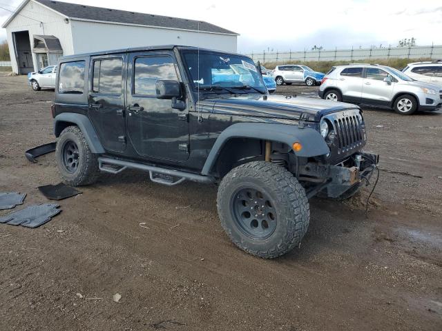 1C4BJWDG0FL509674 - 2015 JEEP WRANGLER U SPORT შავი ფოტო 4