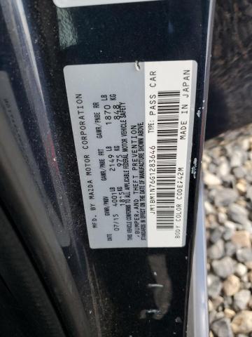 JM1BM1N76G1283646 - 2016 MAZDA 3 GRAND TOURING 蓝色 照片 12