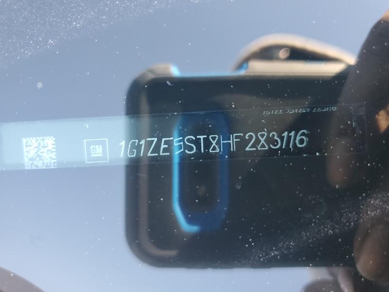 1G1ZE5ST8HF283116 - 2017 CHEVROLET MALIBU LT GRAY photo 12