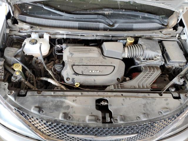 2C4RC1EG5HR838004 - 2017 CHRYSLER PACIFICA TOURING L PLUS SILVER photo 12