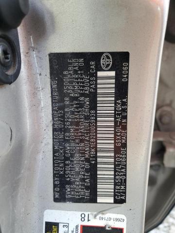 4T1BK1EB2DU059838 - 2013 TOYOTA AVALON BASE თაფლისფერი ფოტო 13