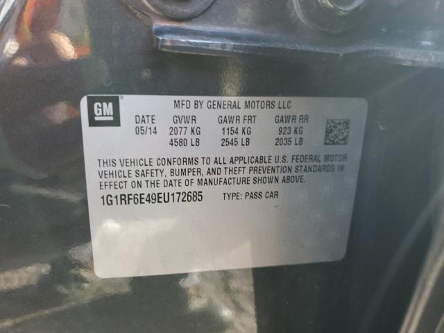 1G1RF6E49EU172685 - 2014 CHEVROLET VOLT Boz foto 12