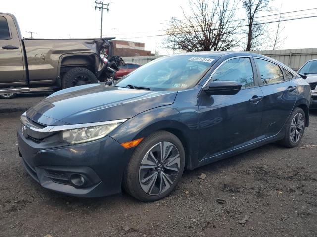 19XFC1F74GE040109 - 2016 HONDA CIVIC EXL BLUE photo 1