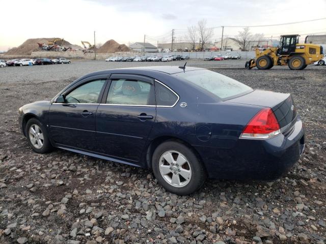 2G1WT57N191160852 - 2009 CHEVROLET IMPALA 1LT BLUE photo 2