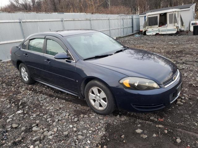 2G1WT57N191160852 - 2009 CHEVROLET IMPALA 1LT BLUE photo 4