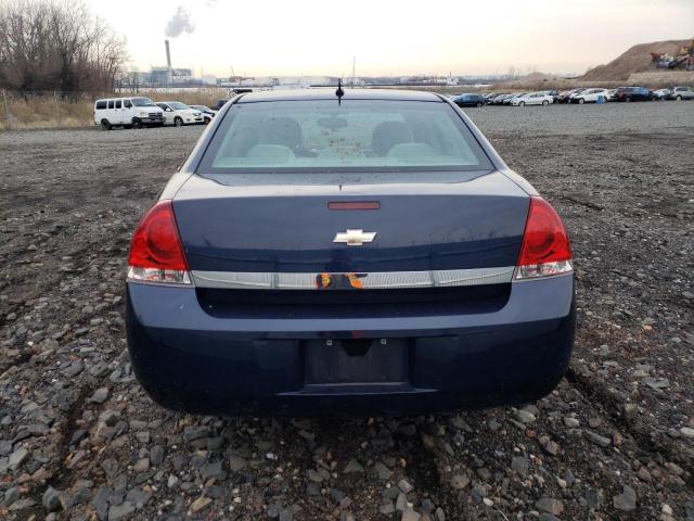 2G1WT57N191160852 - 2009 CHEVROLET IMPALA 1LT BLUE photo 6