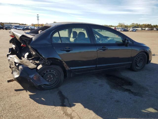 2HGFA16568H340892 - 2008 HONDA CIVIC LX BLACK photo 3