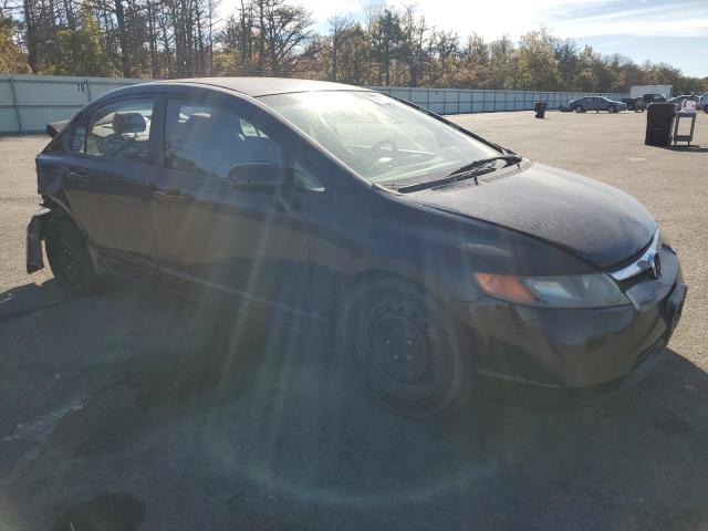 2HGFA16568H340892 - 2008 HONDA CIVIC LX BLACK photo 4