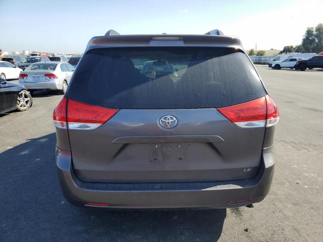 5TDKK3DC3BS089362 - 2011 TOYOTA SIENNA LE GRAY photo 6