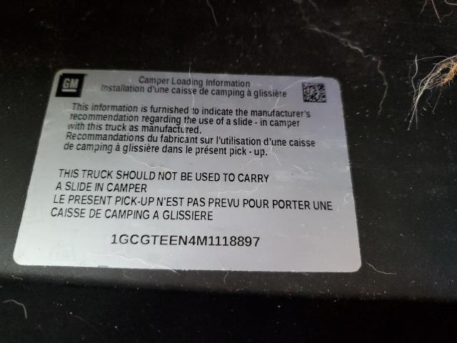 1GCGTEEN4M1118897 - 2021 CHEVROLET COLORADO ZR2 GRAY photo 13