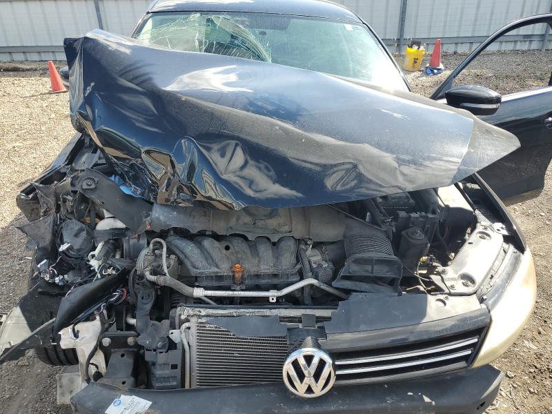 3VWDP7AJXDM216077 - 2013 VOLKSWAGEN JETTA SE BLACK photo 11