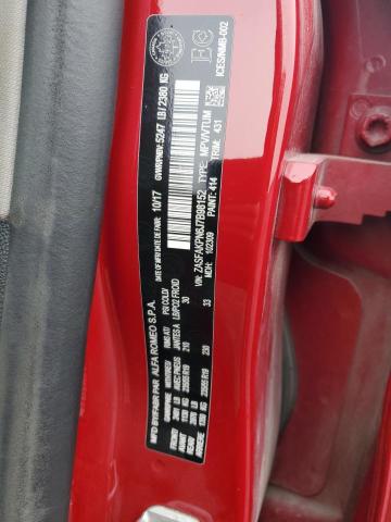 ZASFAKPN6J7B98152 - 2018 ALFA ROMEO STELVIO SPORT Rot Foto 14