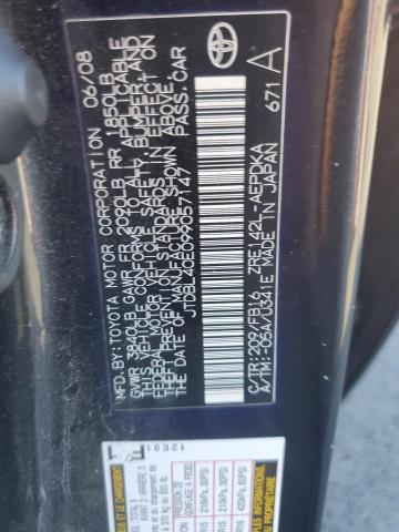 JTDBL40E099057147 - 2009 TOYOTA COROLLA BASE Qara foto 12