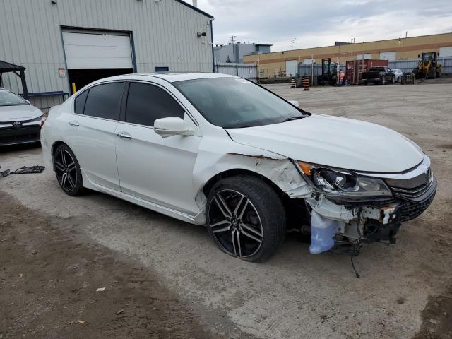 1HGCR2F52HA810707 - 2017 HONDA ACCORD SPORT თეთრი ფოტო 4