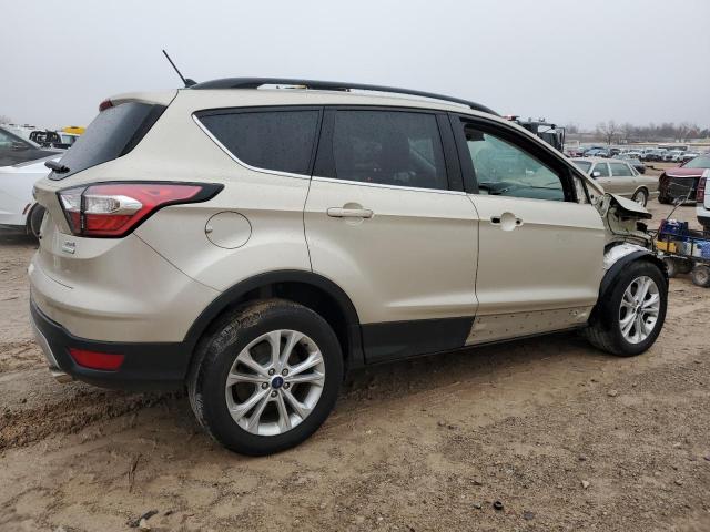 1FMCU0HD2JUA08759 - 2018 FORD ESCAPE SEL BEIGE photo 3