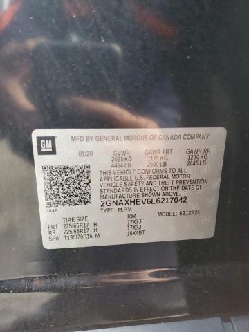 2GNAXHEV6L6217042 - 2020 CHEVROLET EQUINOX LS 黑色 照片 13