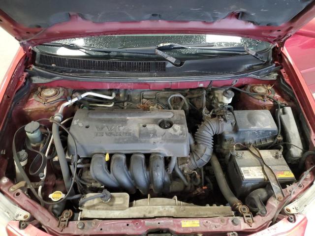 5Y2SL65816Z461942 - 2006 PONTIAC VIBE 红色 照片 12