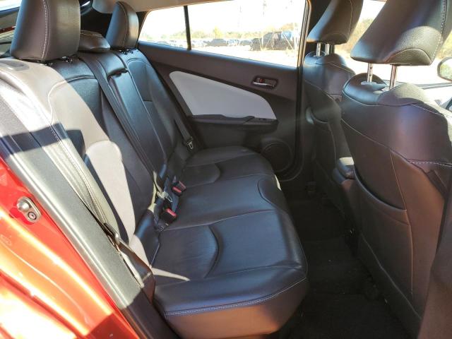 JTDKBRFU6G3525025 - 2016 TOYOTA PRIUS RED photo 10