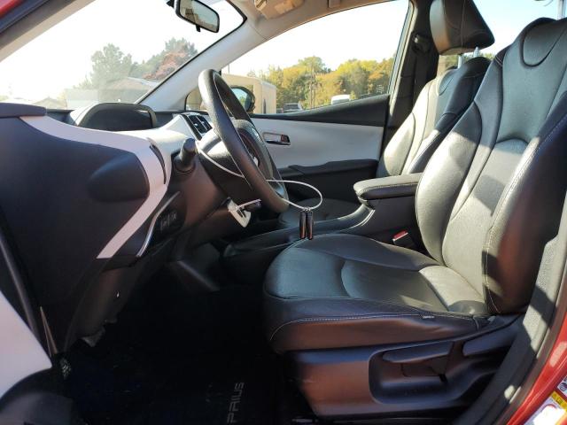 JTDKBRFU6G3525025 - 2016 TOYOTA PRIUS RED photo 7