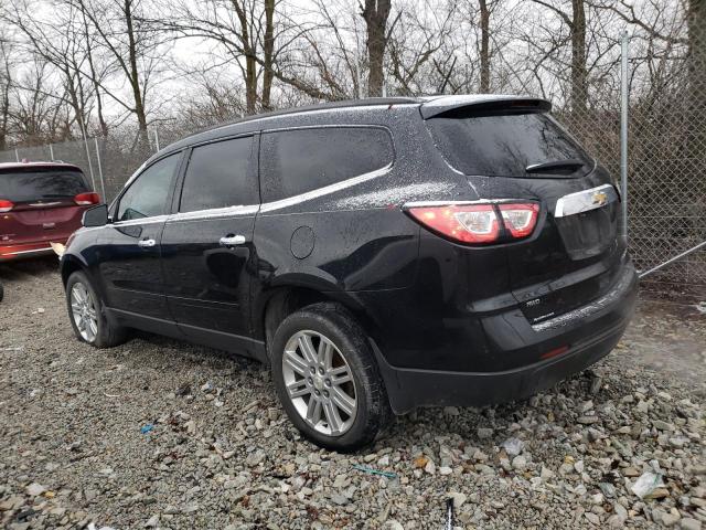 1GNKVGKD3DJ260659 - 2013 CHEVROLET TRAVERSE LT BLACK photo 2