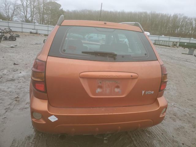 5Y2SL63825Z411052 - 2005 PONTIAC VIBE ORANGE photo 6