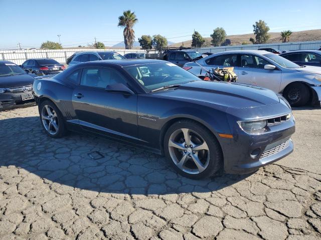 2G1FB1E33E9310016 - 2014 CHEVROLET CAMARO LT 蓝色 照片 4