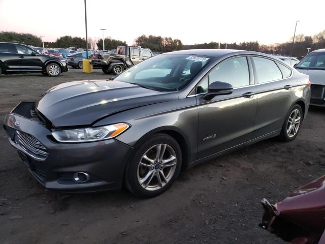 3FA6P0LU8GR108306 - 2016 FORD FUSION SE HYBRID GRAY photo 1