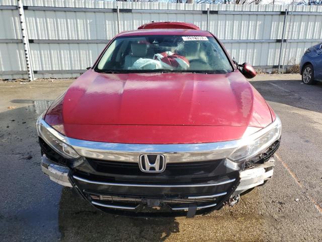 1HGCV1F12MA051991 - 2021 HONDA ACCORD LX RED photo 5