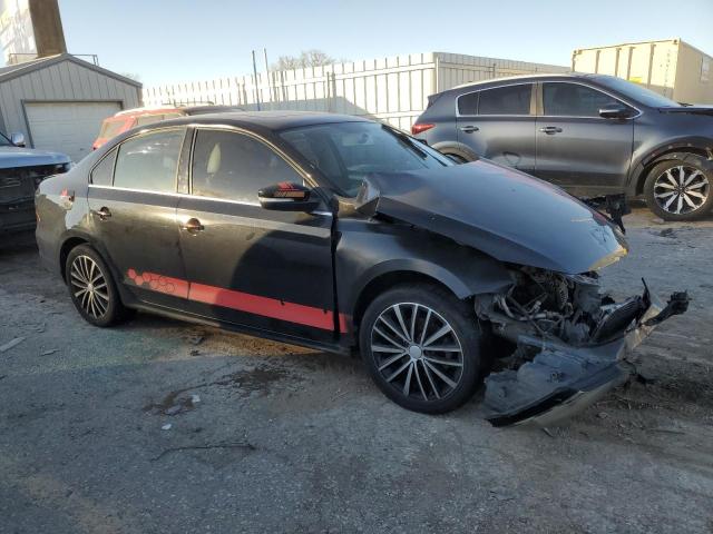 3VWLZ7AJ1BM365187 - 2011 VOLKSWAGEN JETTA SEL BLACK photo 4