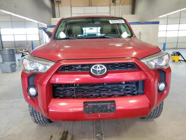 JTEBU5JR3H5452087 - 2017 TOYOTA 4RUNNER SR5/SR5 PREMIUM ბურგუნდია ფოტო 5