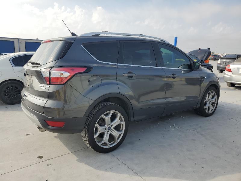 1FMCU0J94JUB60483 - 2018 FORD ESCAPE TITANIUM GRAY photo 3