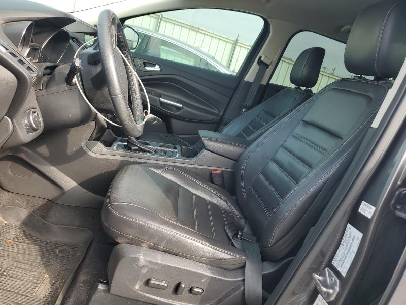 1FMCU0J94JUB60483 - 2018 FORD ESCAPE TITANIUM GRAY photo 7