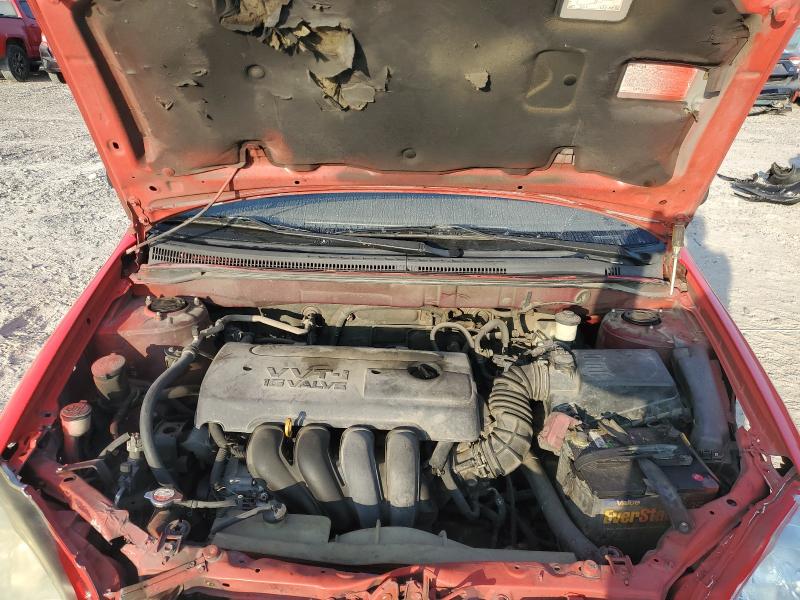 1NXBR32E75Z531829 - 2005 TOYOTA COROLLA CE RED photo 11