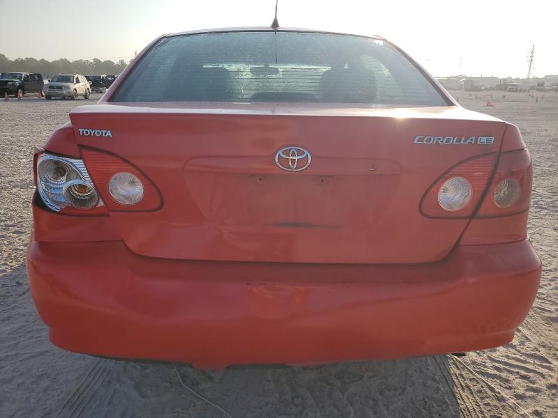 1NXBR32E75Z531829 - 2005 TOYOTA COROLLA CE RED photo 6