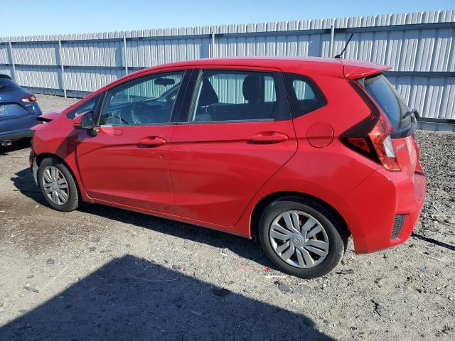 3HGGK5H5XFM744380 - 2015 HONDA FIT LX RED photo 2
