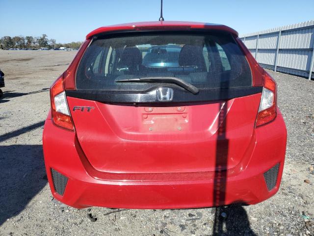 3HGGK5H5XFM744380 - 2015 HONDA FIT LX RED photo 6