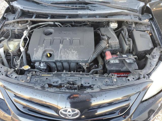 2T1BU4EE3CC889430 - 2012 TOYOTA COROLLA BASE Чорний фото 11